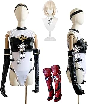 勝利の女神NIKKE レッドシューズ　コスプレ Amazon.co.jp: 【コスマニア】実物撮影！ 勝利の女神：NIKKE レッド
